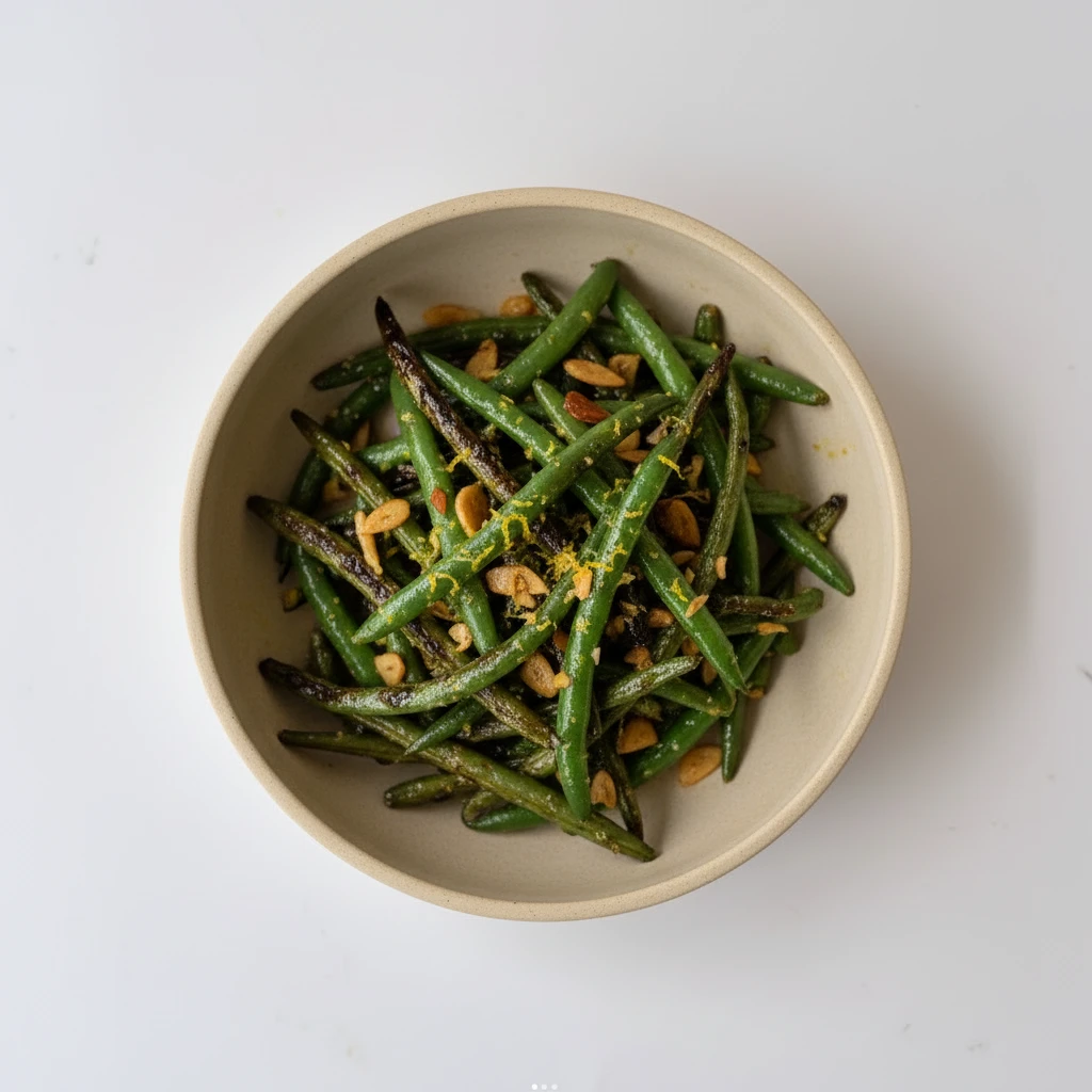 Charred Green Beans